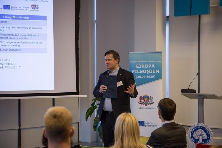 Eiropas Savienības programmas „Eiropa pilsoņiem” partnerības veicināšanas seminārs „Making Waves 2017”