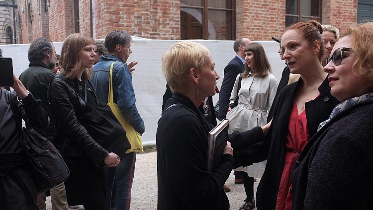 Latvijas ekspozīcijas atklāšana 57. Venēcijas mākslas biennālē
