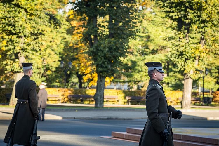 Brīvības pieminekļa atklāšana pēc restaurācijas un apkopes darbiem