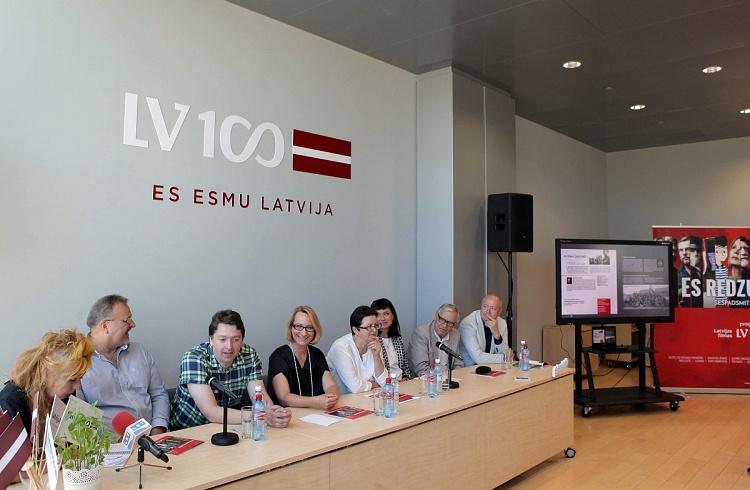 Preses konference par filmu programmu "Latvijas filmas Latvijas simtgadei"