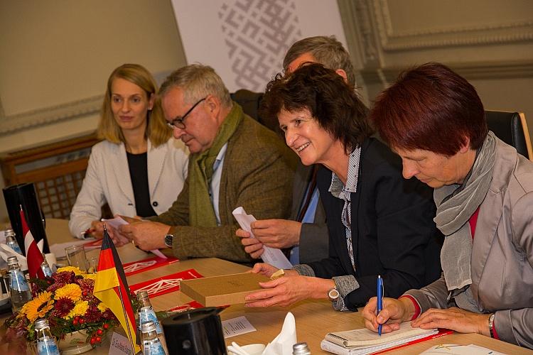 Saksijas delegācija Kultūras ministrijā