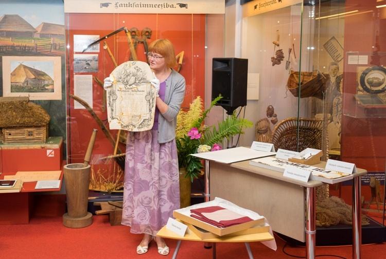 Izstādes "Latvijas gadsimts" preses konference