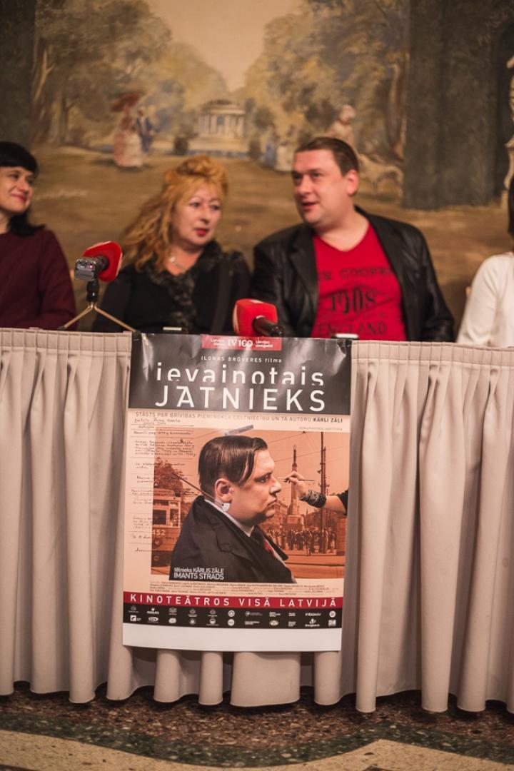 Otrās Latvijas simtgades filmas "Ievainotais jātnieks'' preses konference