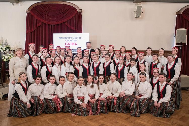 Valsts prezidenta Raimonda Vējoņa un kultūras ministres Daces Melbārdes tikšanās ar Latvijas valsts simtgades norišu organizatoriem
