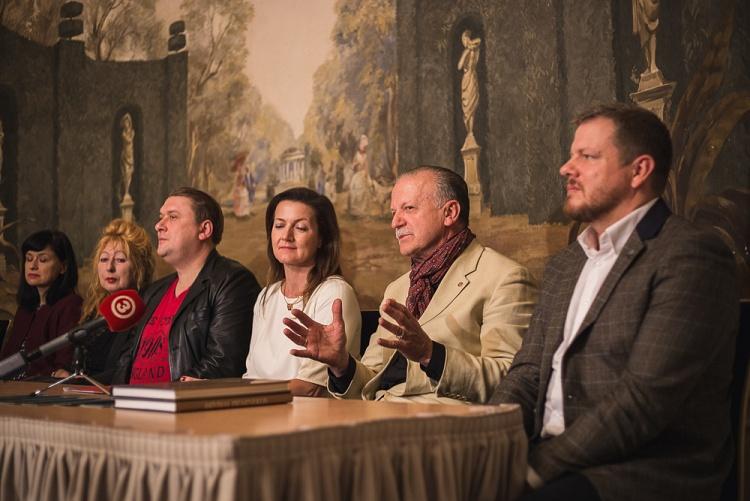 Otrās Latvijas simtgades filmas "Ievainotais jātnieks'' preses konference