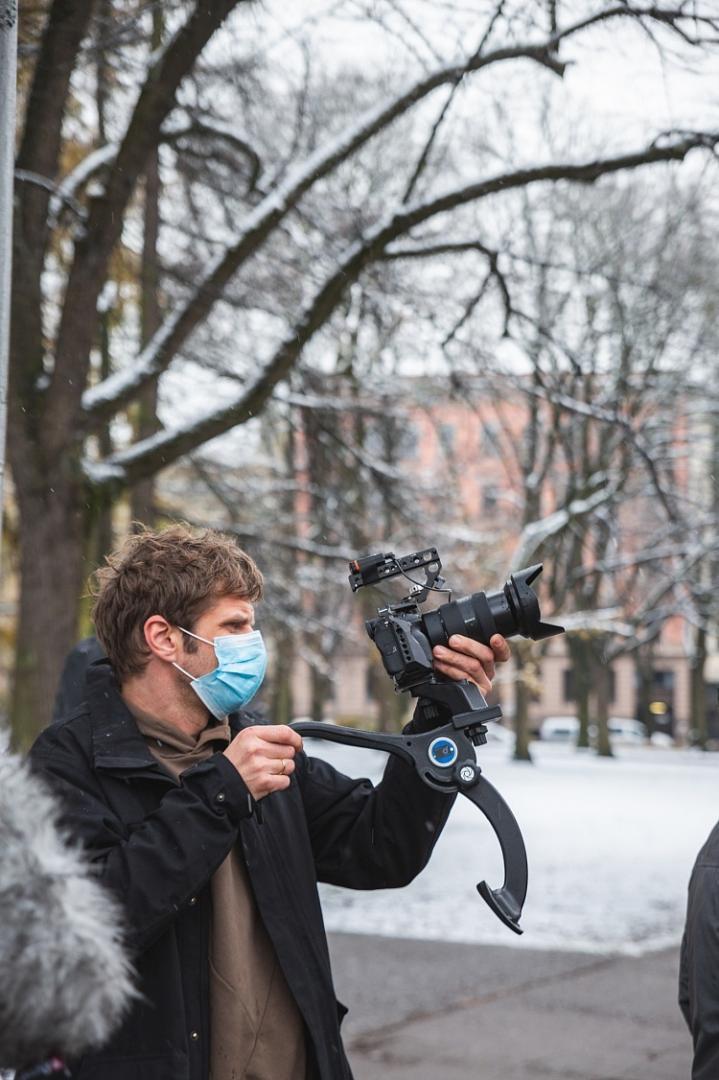 Izcilības balvas kultūrā 2020 laureātu video filmēšanas aizkadri