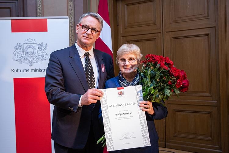 KM un MK Atzinības rakstu pasniegšanas ceremonija