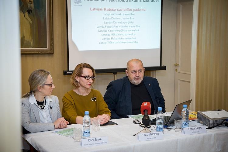 Mediju pasākums par radošo profesionāļu sociālā nodrošinājuma programmas atvēršanu