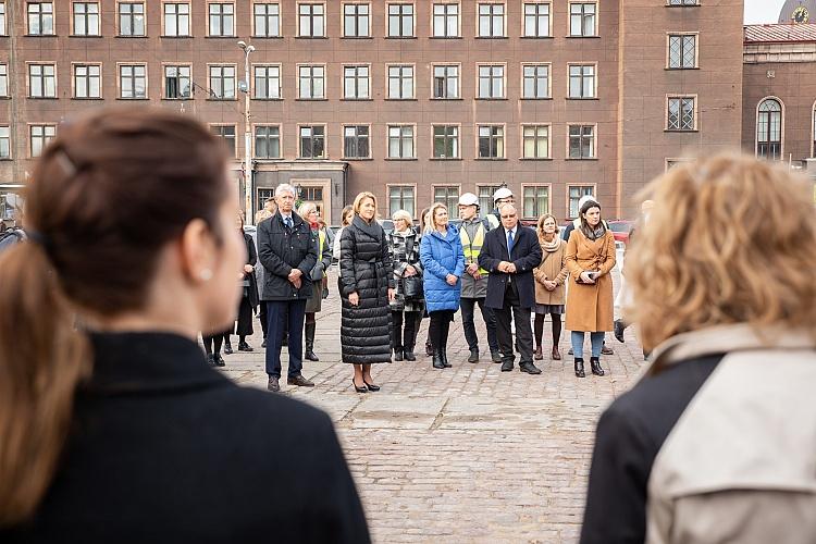 Latvijas Okupācijas muzeja „Nākotnes nama” spāru svētki