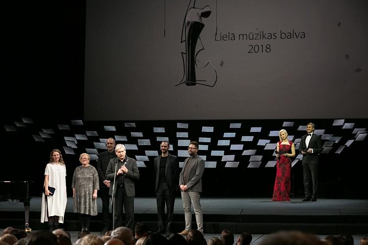 Lielās mūzikas balvas 2018 pasniegšanas svinīgā ceremonija