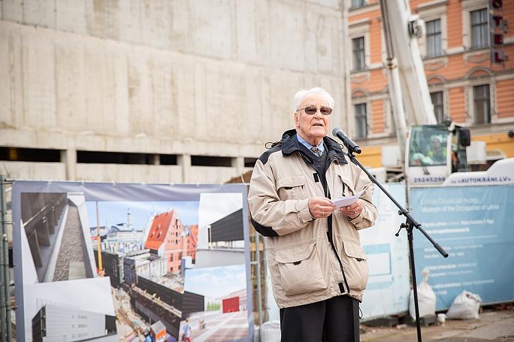 Latvijas Okupācijas muzeja „Nākotnes nama” spāru svētki