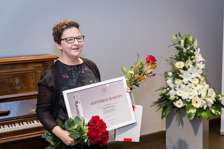 Ministru kabineta Atzinības rakstu pasniegšanas ceremonija
