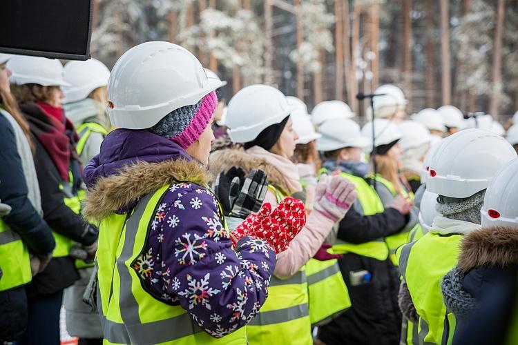 Mežaparka Lielās estrādes kapsulas nākamajām paaudzēm iebetonēšanas pasākums