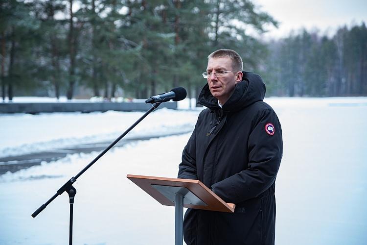 Salaspils memoriāla atjaunotās ekspozīcijas atklāšana