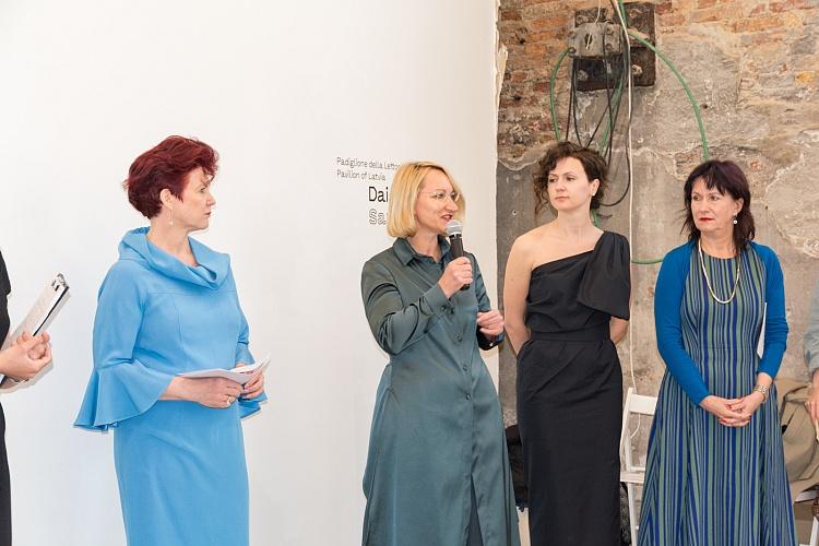 Venēcijas mākslas biennālē atklāj Latvijas paviljonu