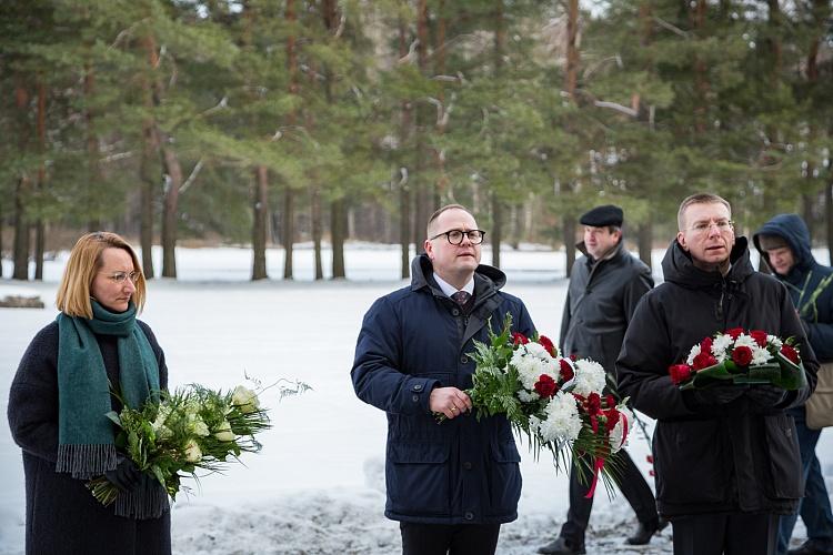 Salaspils memoriāla atjaunotās ekspozīcijas atklāšana
