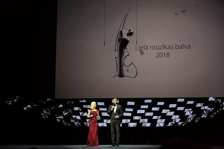 Lielās mūzikas balvas 2018 pasniegšanas svinīgā ceremonija