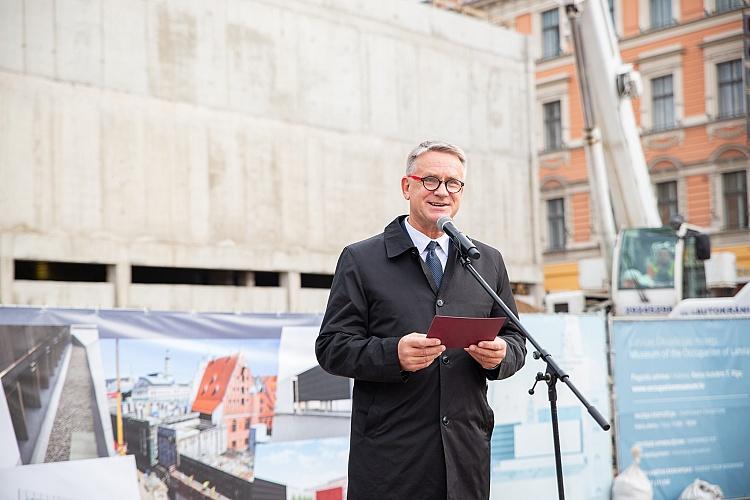 Latvijas Okupācijas muzeja „Nākotnes nama” spāru svētki