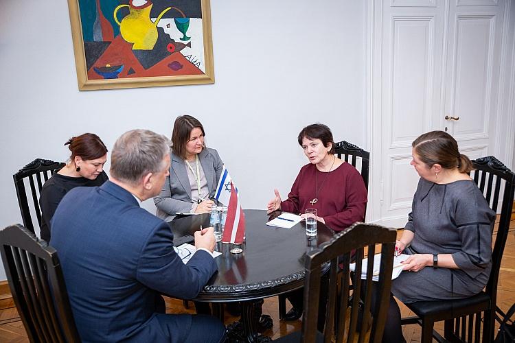 Tikšanās ar Izraēlas vēstnieci Latvijā V.E. Orli Gilu (Orli Gil)