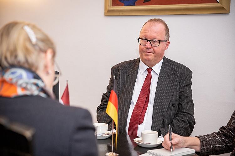 Tikšanās ar Vācijas Federatīvās Republikas vēstnieku Nikolaju fon Šepfu (Nikolai von Schoepff)