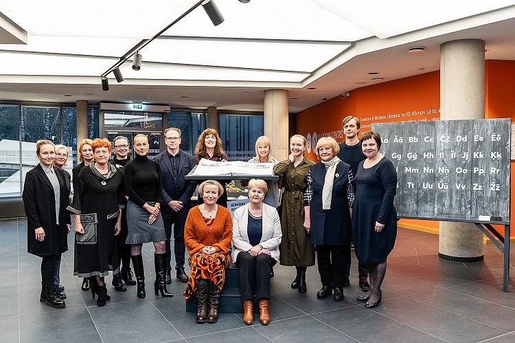 Audiovizuālās instalācijas "Latvijas kultūras alfabēts" atklāšana Siguldā