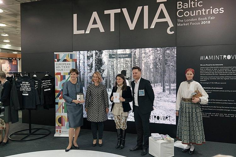 Latvija Londonas grāmatu tirgū