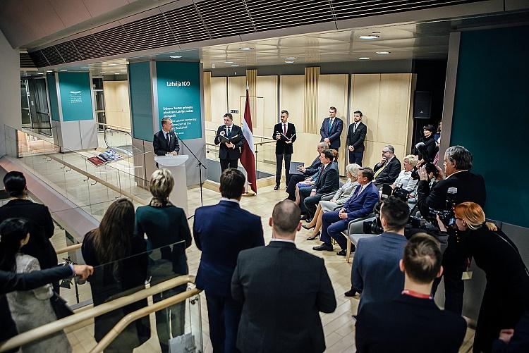 Latvijas valsts simtgades gada svinīgā atklāšana