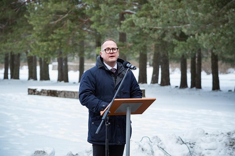 Salaspils memoriāla atjaunotās ekspozīcijas atklāšana