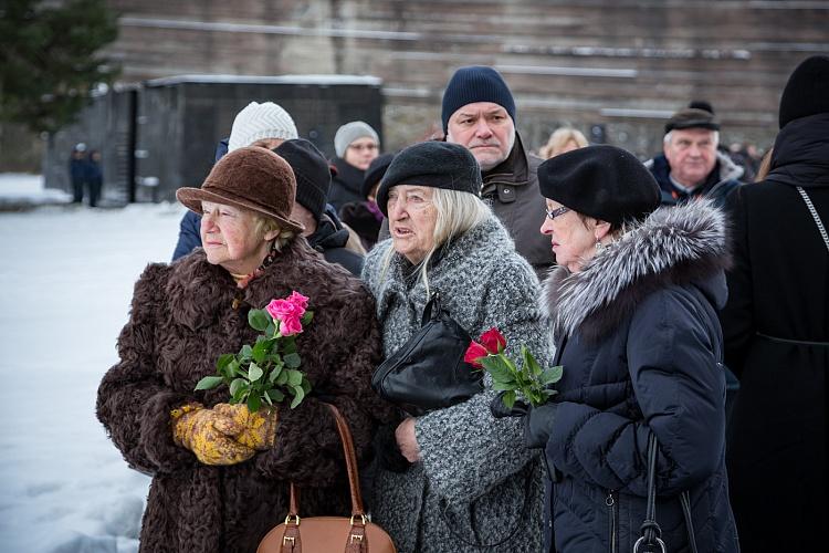 Salaspils memoriāla atjaunotās ekspozīcijas atklāšana
