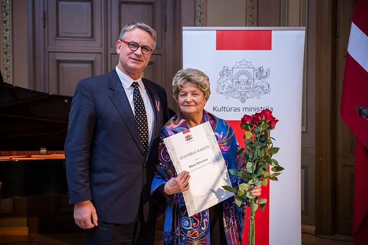 KM un MK Atzinības rakstu pasniegšanas ceremonija