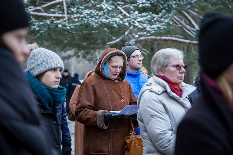 Salaspils memoriāla atjaunotās ekspozīcijas atklāšana