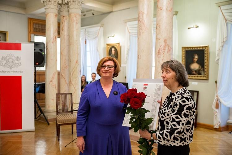 KM Atzinības rakstu pasniegšanas ceremonija.