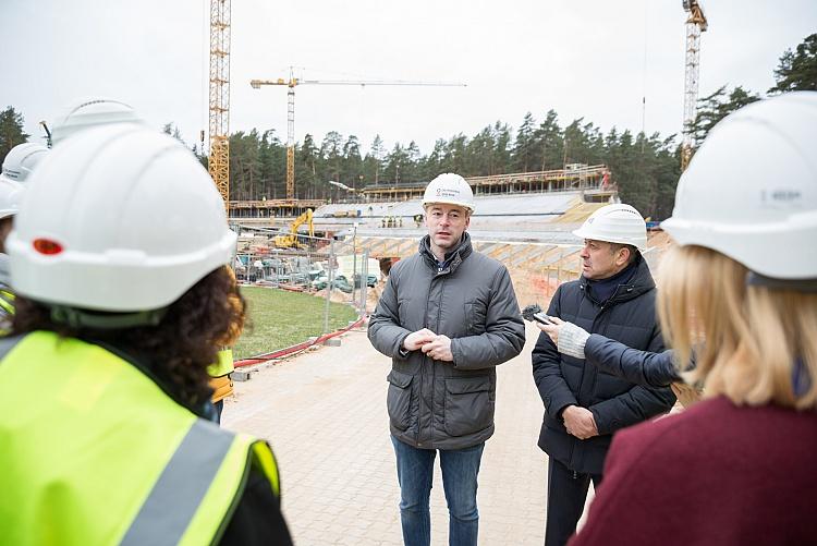 Mežaparka jaunās estrādes būvniecības atvērto durvju pasākums