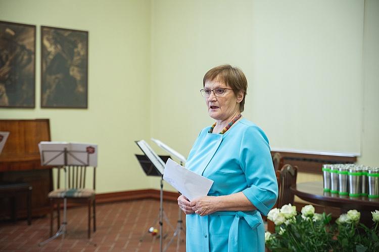 Pateicības rakstu pasniegšana muzeju speciālistiem, kuri muzeju jomā strādā 25 gadus