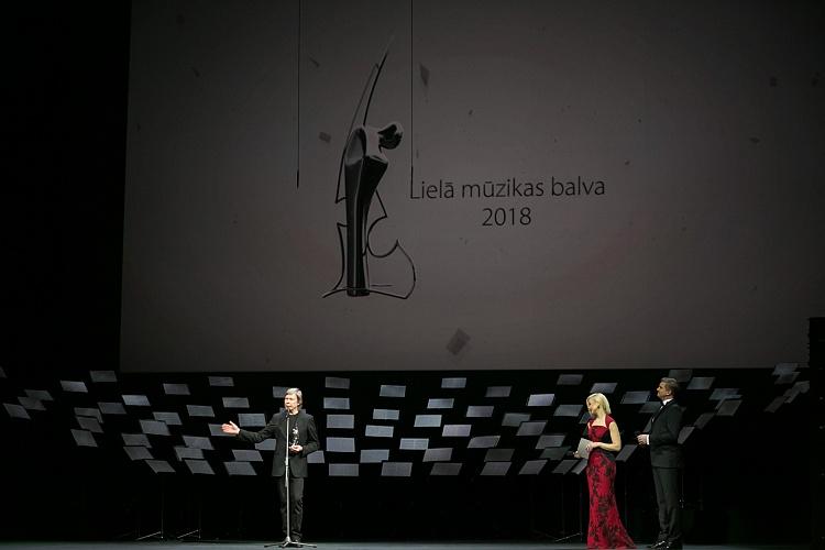 Lielās mūzikas balvas 2018 pasniegšanas svinīgā ceremonija