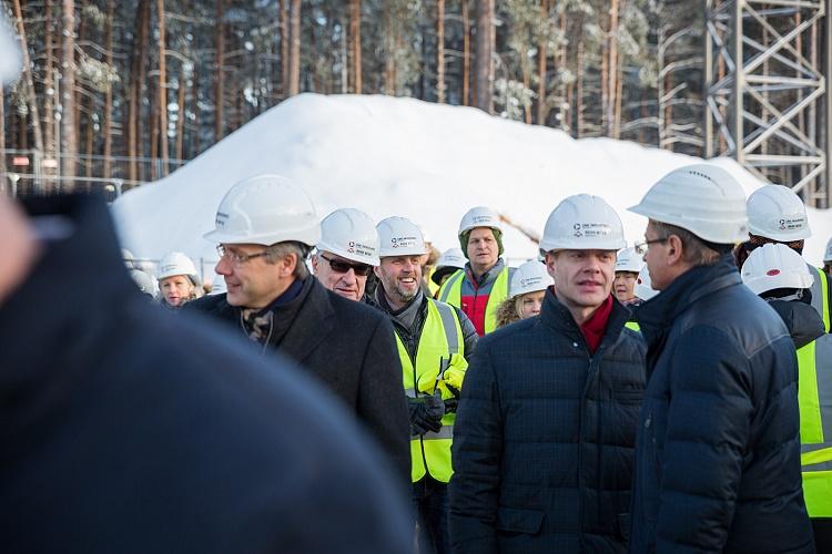 Mežaparka Lielās estrādes kapsulas nākamajām paaudzēm iebetonēšanas pasākums