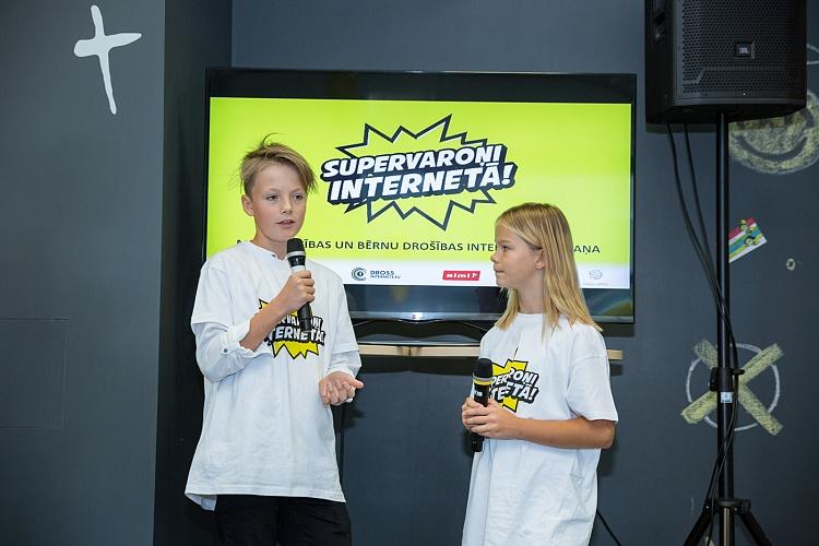 Medijpratības un bērnu drošības internetā kampaņas “Supervaroņi internetā” atklāšanas pasākums