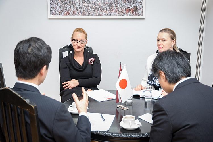 Tikšanās ar Japānas ārkārtējo un pilnvaroto vēstnieku Jasuhiro Kavaguči (Yasuhiro Kawaguchi)
