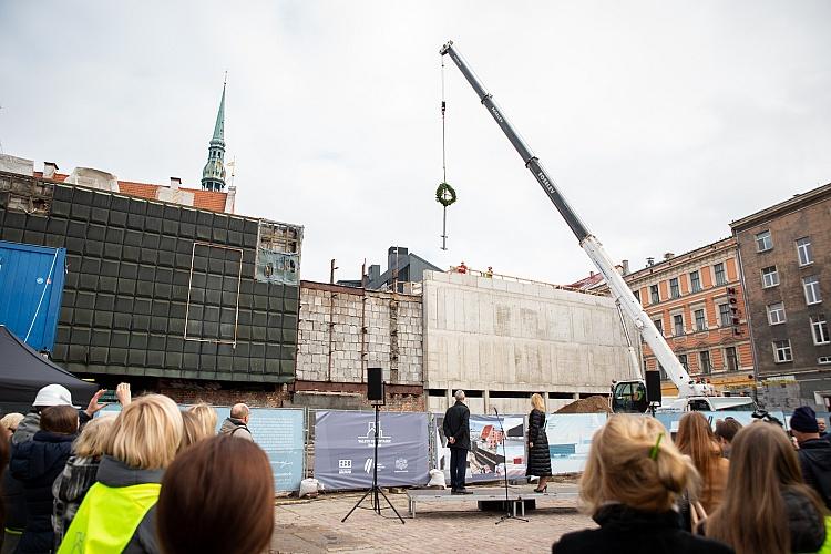 Latvijas Okupācijas muzeja „Nākotnes nama” spāru svētki