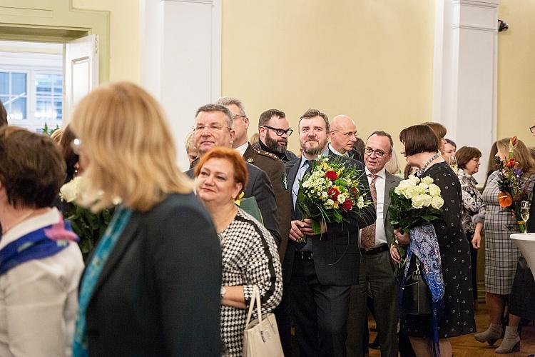 Jāzepa Vītola Latvijas Mūzikas akadēmijas svinīgā pieņemšanā par godu augstskolas 100. jubilejai