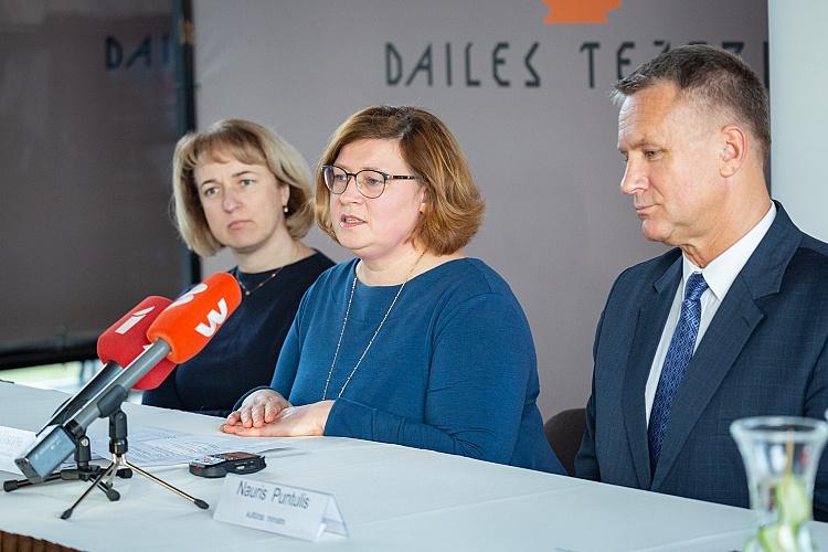 Mediju pasākums par konkursa rezultātiem uz Dailes teātra valdes locekļa amatu