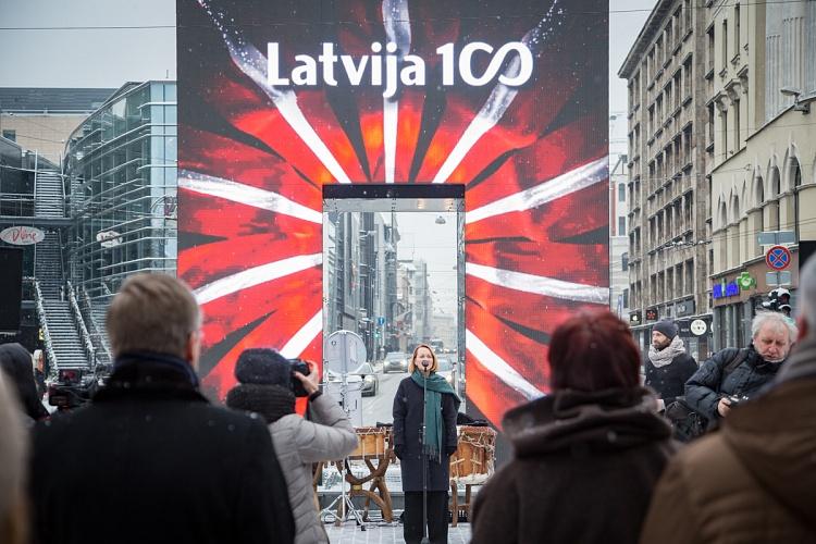 Latvijas simtgades Goda vārtu atklāšana