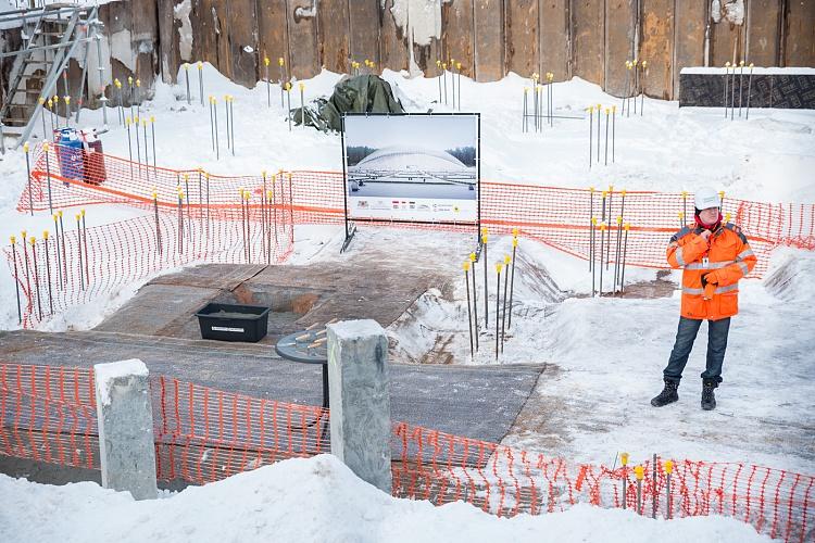 Mežaparka Lielās estrādes kapsulas nākamajām paaudzēm iebetonēšanas pasākums