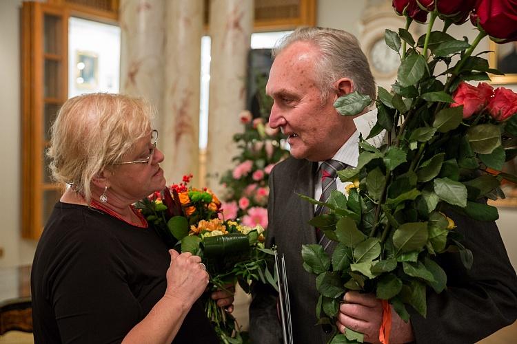 KM Atzinības rakstu pasniegšanas ceremonija.