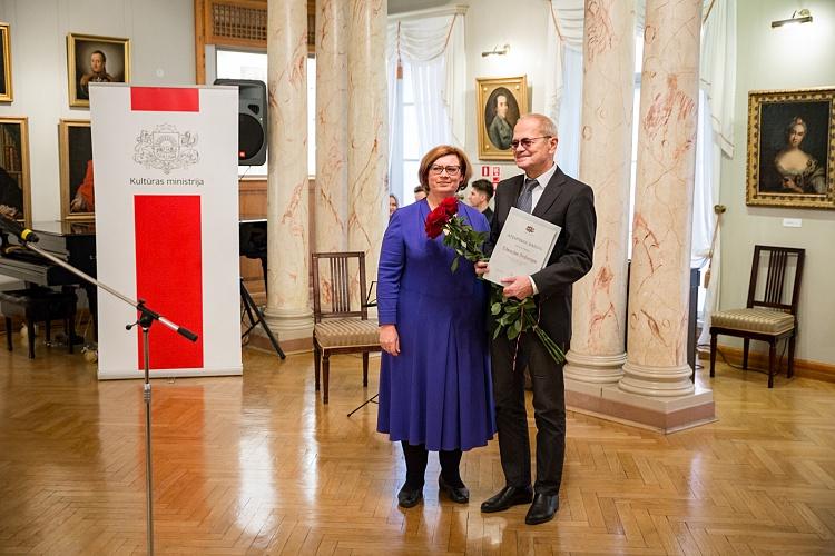 KM Atzinības rakstu pasniegšanas ceremonija.