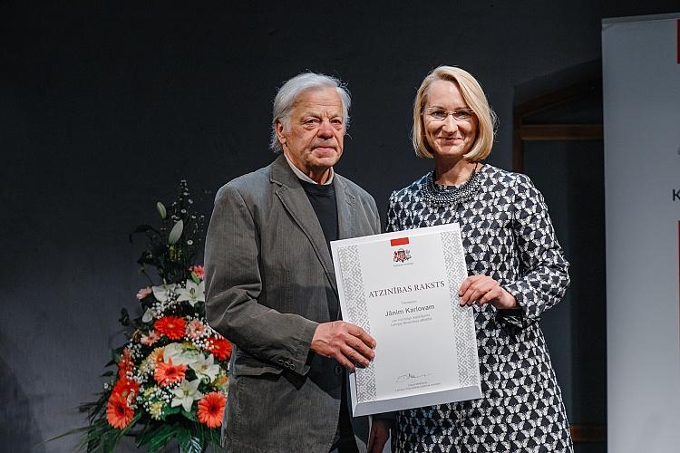 KM UN MK Atzinības rakstu pasniegšanas ceremonija