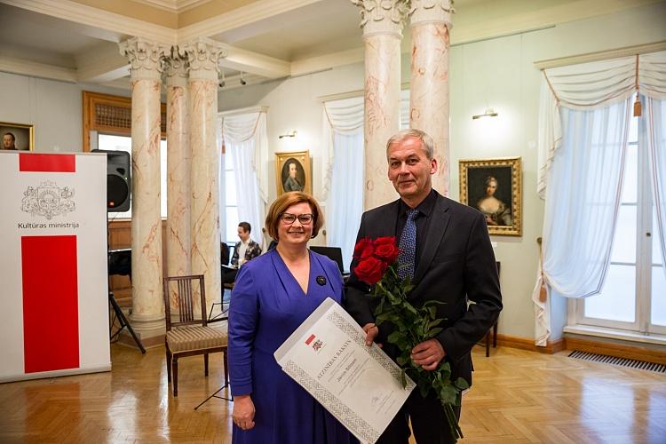 KM Atzinības rakstu pasniegšanas ceremonija.