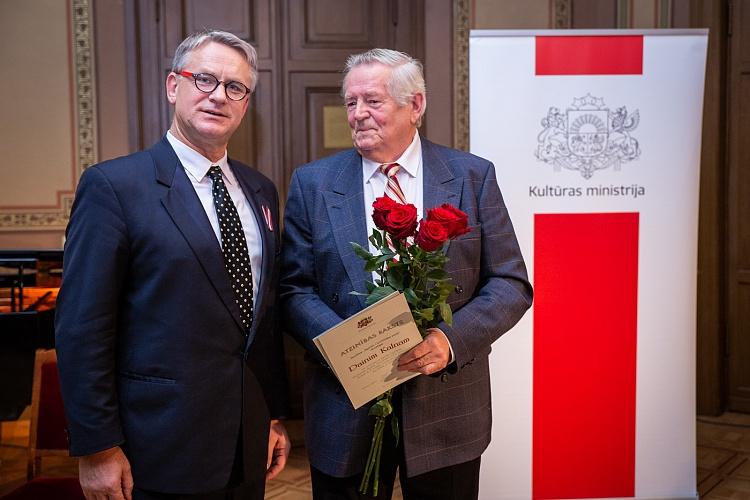 KM un MK Atzinības rakstu pasniegšanas ceremonija