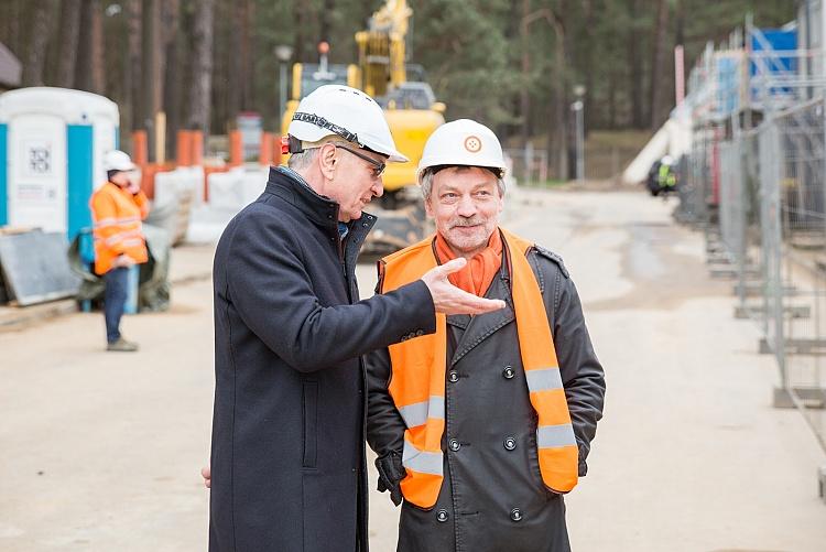 Mežaparka jaunās estrādes būvniecības atvērto durvju pasākums