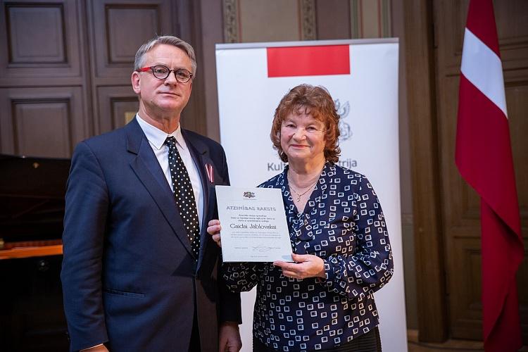 KM un MK Atzinības rakstu pasniegšanas ceremonija